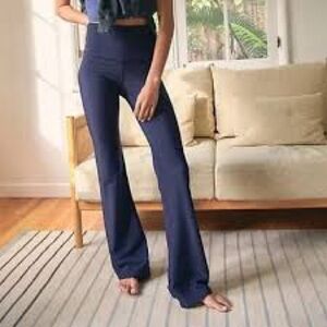 Free People Movement High Rise Midnight Blue Flare Leggings M/L